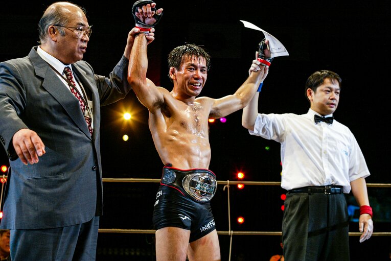 1-0の引き分けで修斗王者を防衛した　©Susumu Nagao