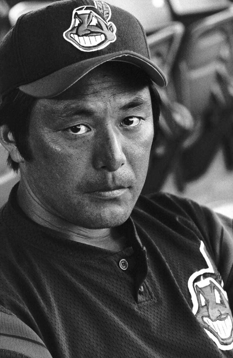 1999年、客員コーチてとしてインディアンスの2Aチームのキャンプに参加した荒木氏　©Kazuaki Nishiyama