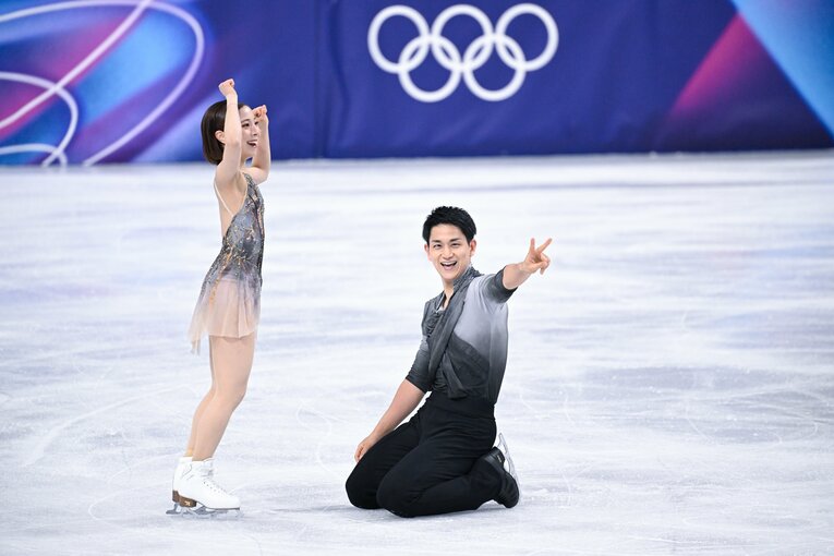 団体戦フリーで世界歴代3位の155.55点をマークしたりくりゅうペアの圧巻の演技　©Asami Enomoto／JMPA