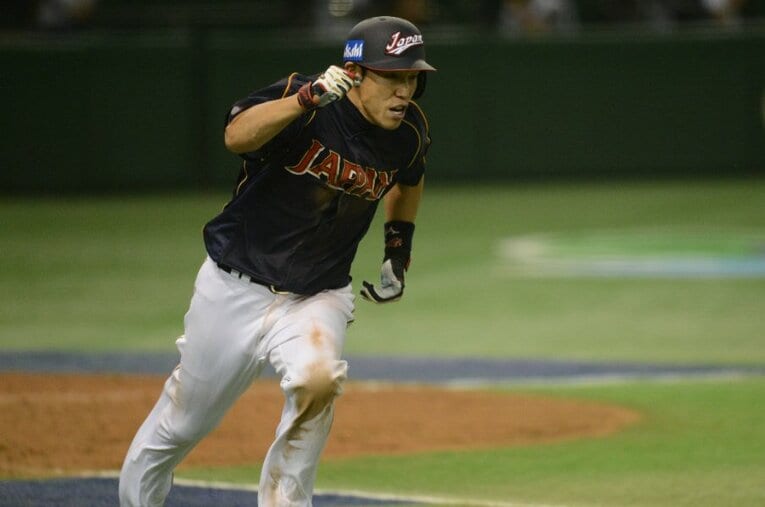 2013年WBCで打率.556を記録し大会ベストナインにも選出された井端弘和。三連覇をかけた大会での殊勲の一打と痛恨のミスについて語った ／ photograph by Naoya Sanuki