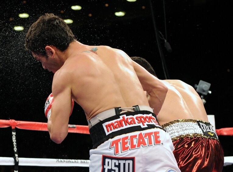 ドネアの「伝説の左フック」　©Naoki Fukuda