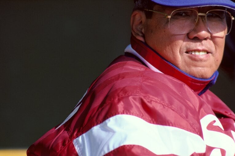 ヤクルト黄金期を率いた野村克也監督　©Naoya Sanuki