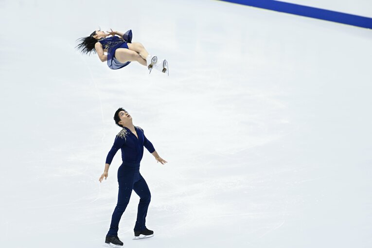 NHK杯、ショートプログラム　©Asami Enomoto