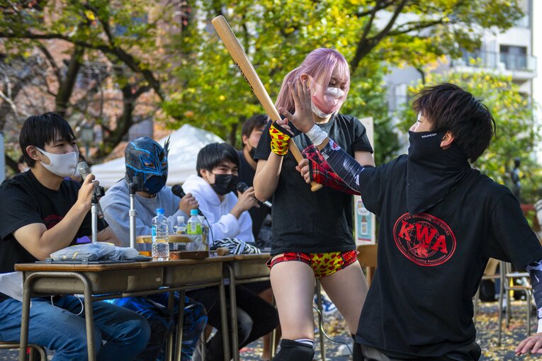 慶應プロレス研究会“唯一の女子学生レスラー”無村架純が“男子相手”に闘う理由「木村花さんみたいに」《特別フォトインタビュー》(30)