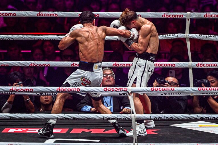 井上尚弥vs.ムロジョン・アフマダリエフ。9月14日、IGアリーナ　©Takuya Sugiyama