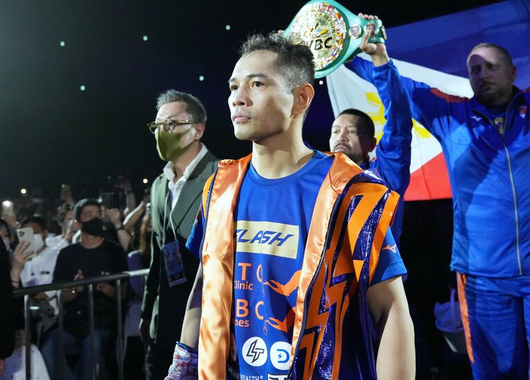 ノニト・ドネアの入場シーン　©Naoki Fukuda