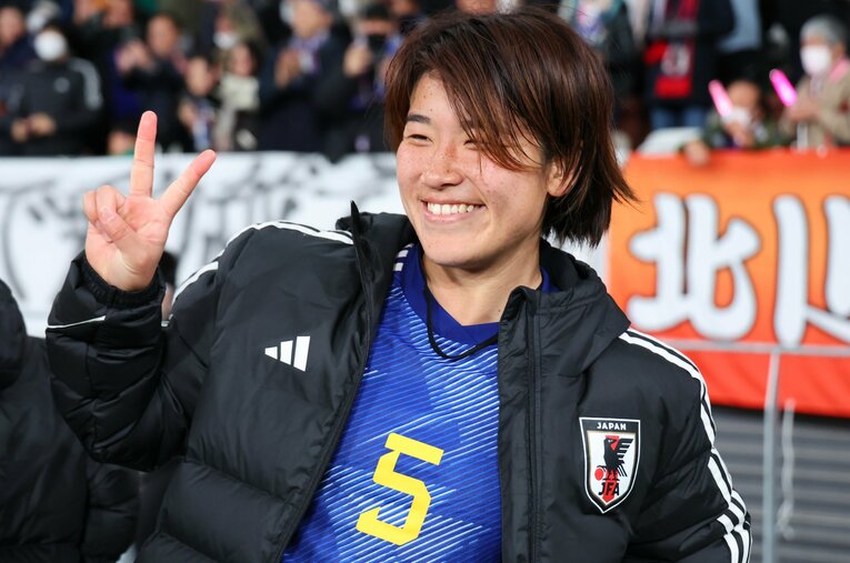 北朝鮮に勝利した「なでしこジャパン」。先制ゴールで勢いをつけた高橋はなの“素顔と伏線”とは ／ photograph by Naoki Morita/AFLO