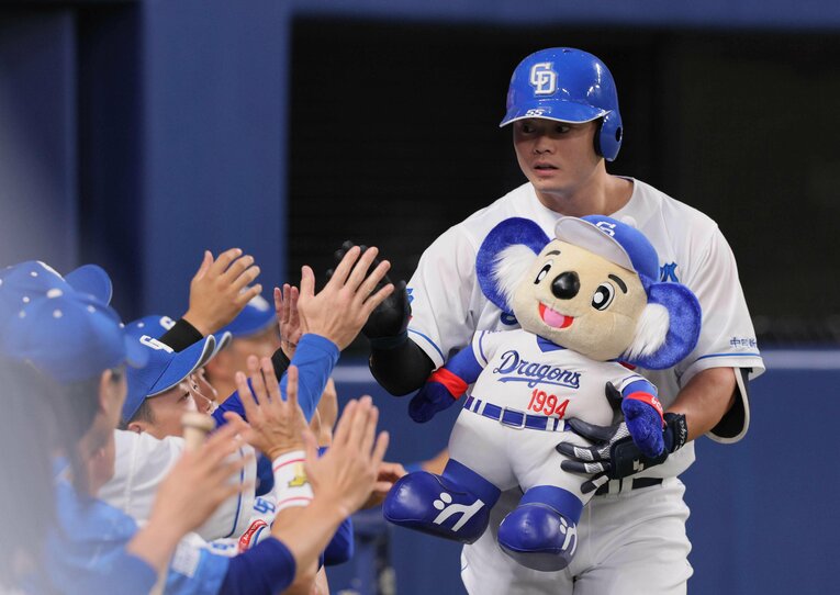 勝負強い打撃も光る　©︎JIJI PRESS