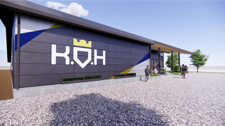 外観イメージ　（設計イメージ=菊池雄星氏提供）