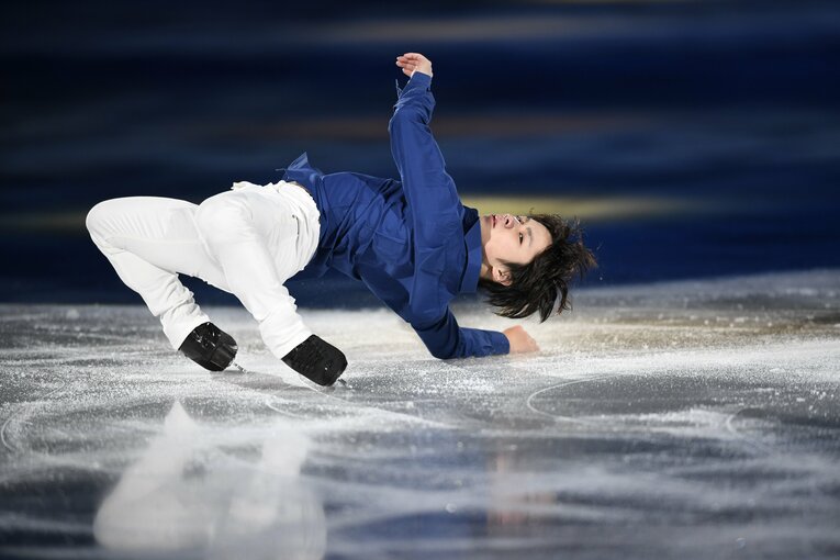 2018年平昌五輪、宇野昌磨のエキシビジョン　©JMPA
