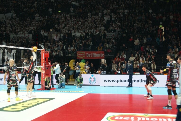 ペルージャの試合前練習（コッパ・イタリア準決勝）©︎Takashi Yuge