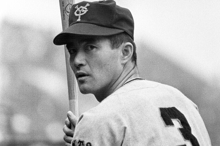 背番号3の長嶋茂雄の現役時代 ／ photograph by Sankei Shimbun