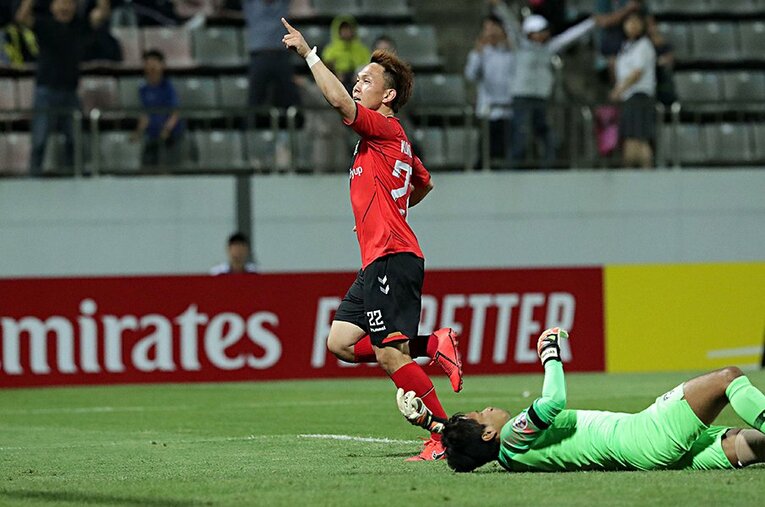 日本でかなりヤンチャだった邦本宜裕。元慶南FC監督のキム・ジョンブ氏のもとでチームのエースにまで育った。 ／ photograph by Getty Images