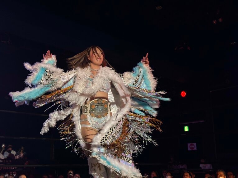 マリーゴールドの女子プロレスラー・桜井麻衣　©Norihiro Hashimoto