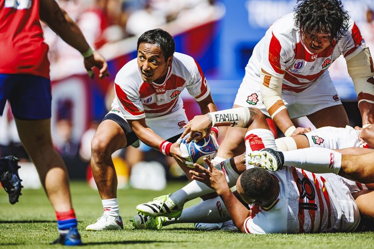日本代表でもW杯などで活躍したサンゴリアスの流　©Kiichi Matsumoto