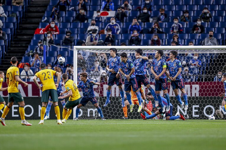 オーストラリア戦　©Kiichi MatsumotoJMPA