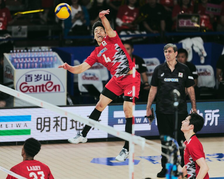 宮浦健人（VNLポーランド戦）　©︎Yuki Suenaga