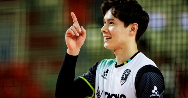 Pallavolo Padova高橋藍選手ユニフォーム黒2022/23-