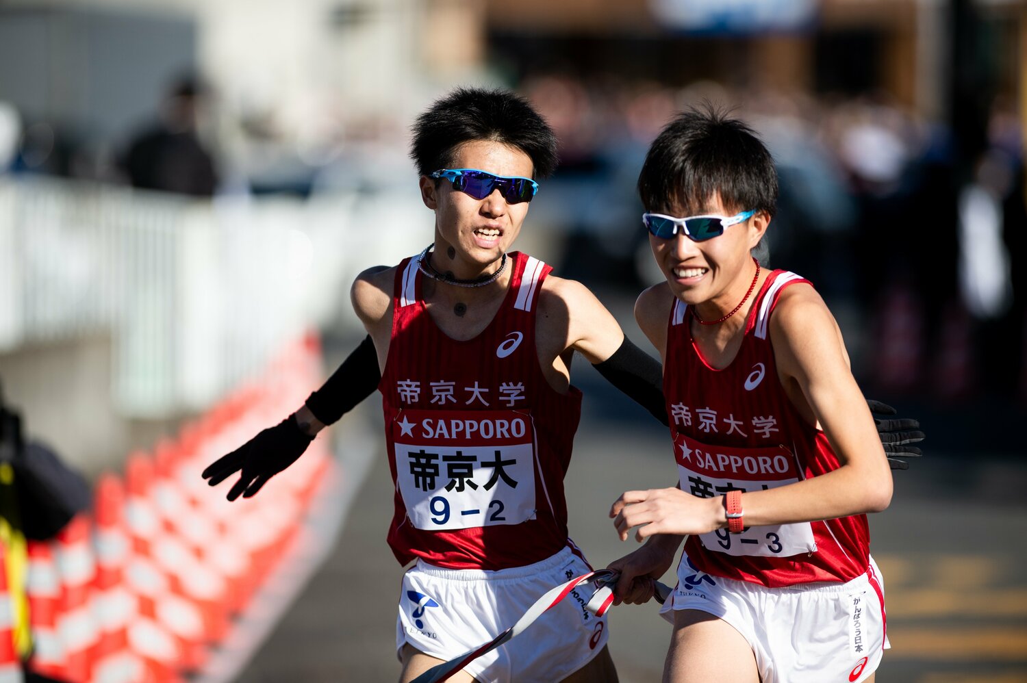 大1から大活躍だった遠藤。はじめての箱根駅伝では8人抜きの快走を見せた（2018年）　©️Yuki Suenaga