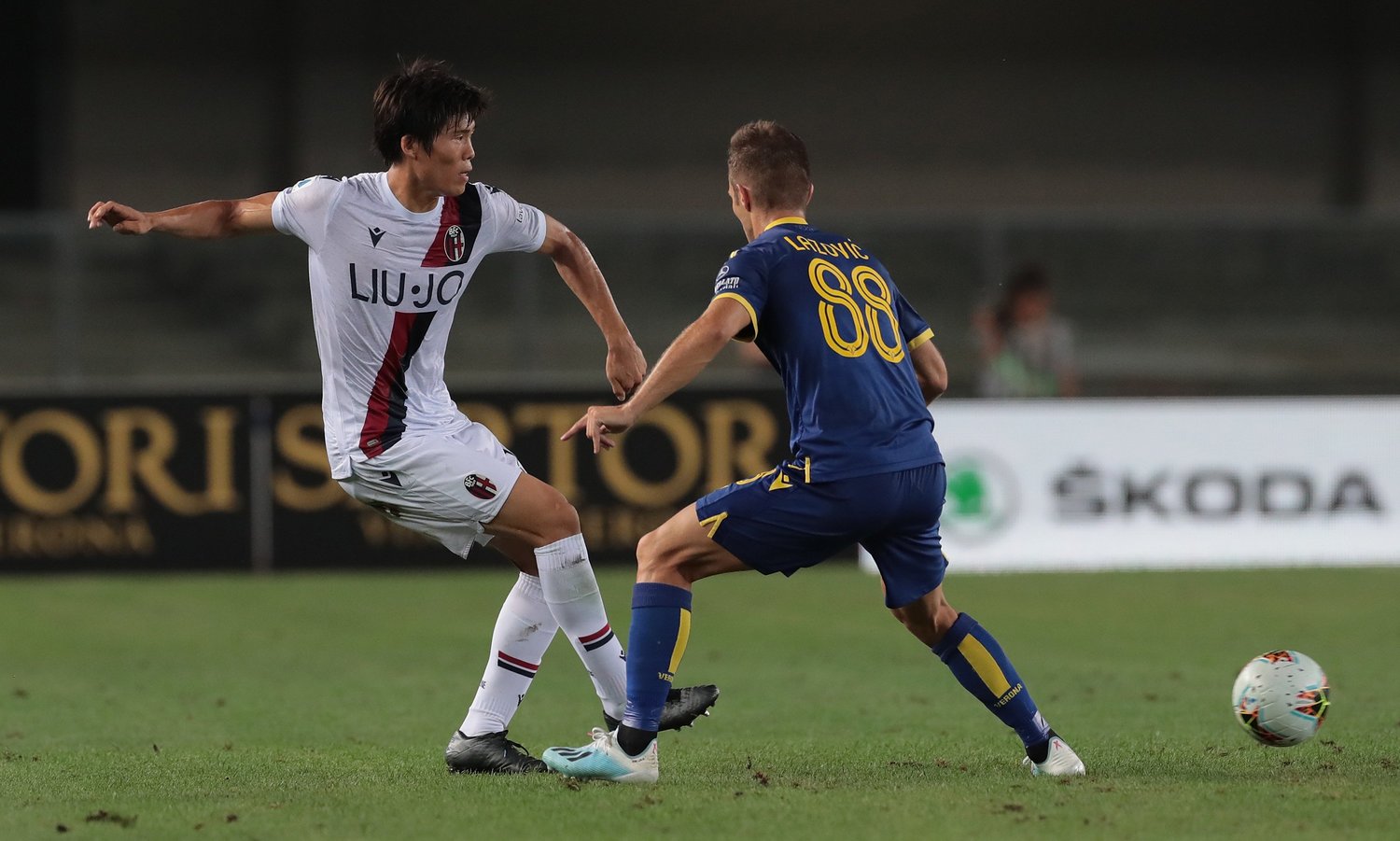 セリエAデビュー戦の冨安　©Getty Images