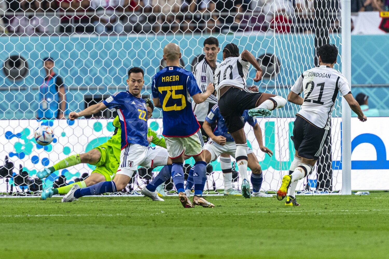 カタールW杯のドイツvs日本 ©Takuya Sugiyama/JMPA