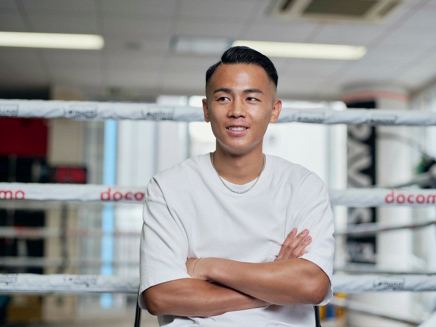 「古川会長には何でもバレてますね」と微笑む武居由樹　©Yuki Suenaga