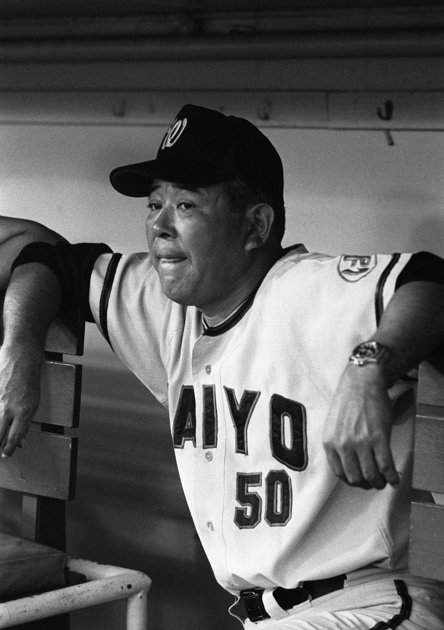 1940〜50年代に選手として巨人などでプレーした青田昇。写真は大洋ホエールズの監督時代 ©JIJI PRESS