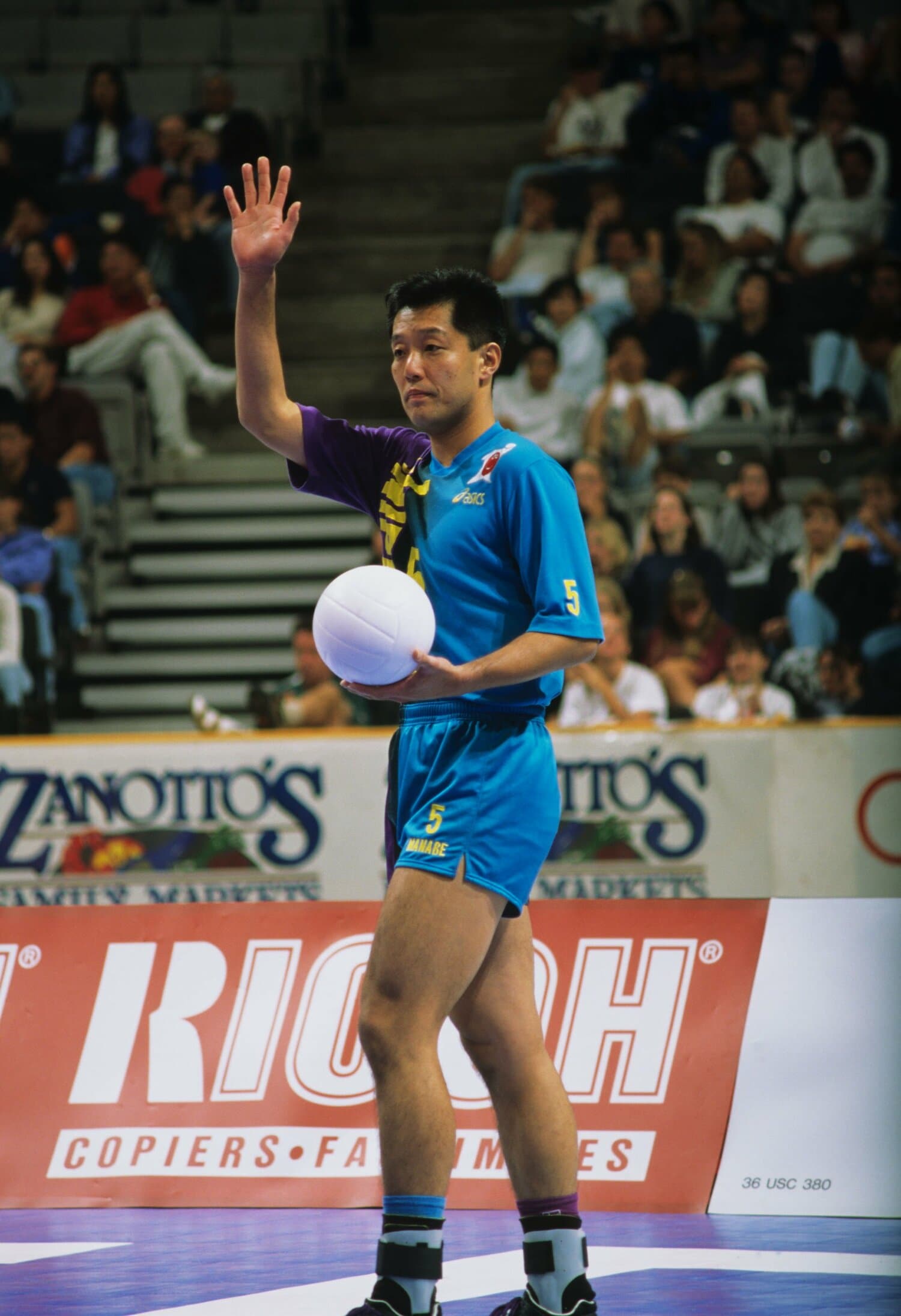 現役時代の眞鍋監督（1995年）©️AFLO