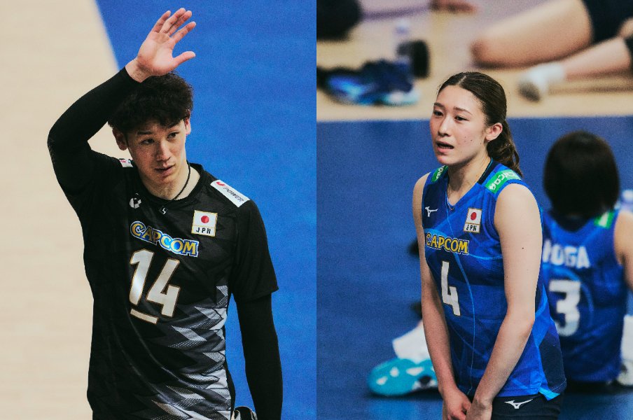 兄妹ともに日本代表の中心選手として活躍する石川祐希と石川真佑　©︎Yuki Suenaga