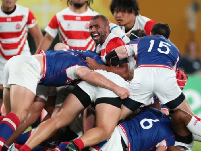 金子達仁が見たラグビーW杯開幕戦。4年前とは自信の厚みが違った。<Number Web> photograph by Naoya Sanuki