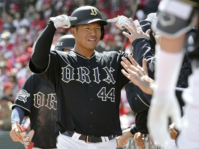 オリの“ジャイアン”は用意周到!?新5番候補・頓宮裕真に漂う期待感。＜Number Web＞ photograph by Kyodo News