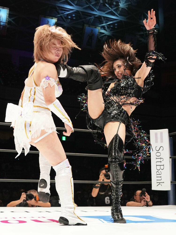 3／3）スターダム上谷沙弥、初防衛戦で鈴季すず撃破。変貌した姿で中野