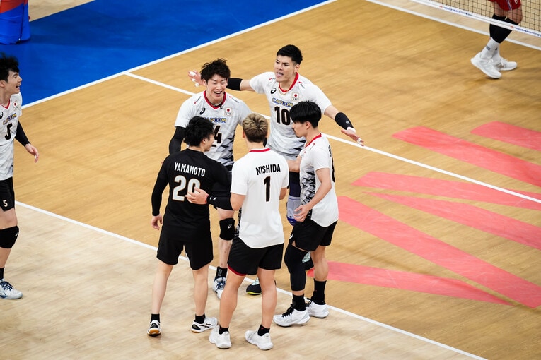 VNLフランス戦　©︎Volleyball World