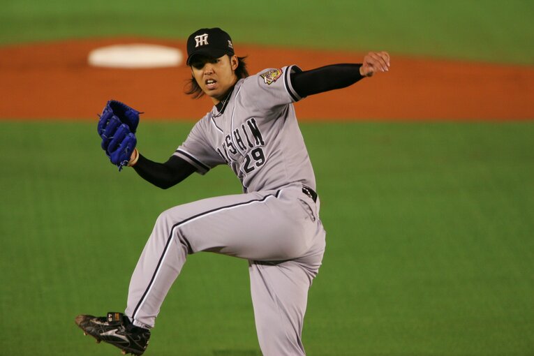 阪神・井川慶（2005年）©︎Hideki Sugiyama