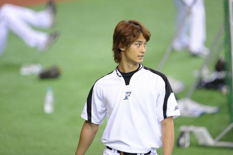 2008年、日本ハム時代　©Toshiya Kondo