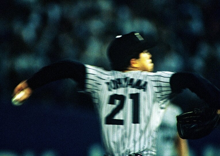 現役時代の遠山奬志　©Makoto Kenmizaki