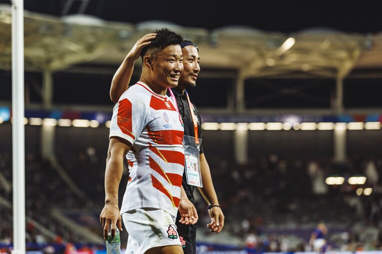 大西も高く評価したトライに繋がるSH齋藤直人の速い球出し。SH流大の負傷により、アルゼンチンも先発メンバーに名を連ねた　©︎Kiichi Matsumoto