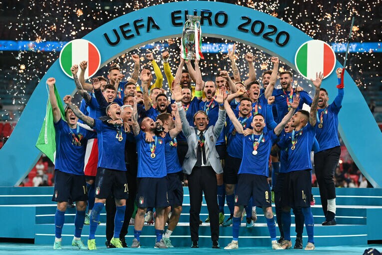EURO2020優勝時　©Getty Images