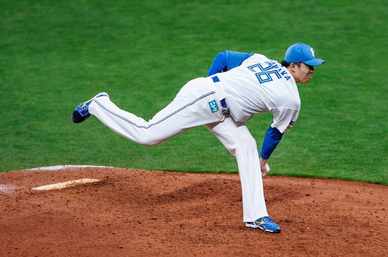 田中正義／2022年にソフトバンクから日本ハムへ（近藤健介の人的補償）　©Kiichi Matsumoto