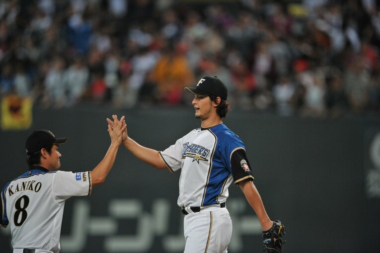 日本ハム時代のダルビッシュ　©Sports Graphic Number