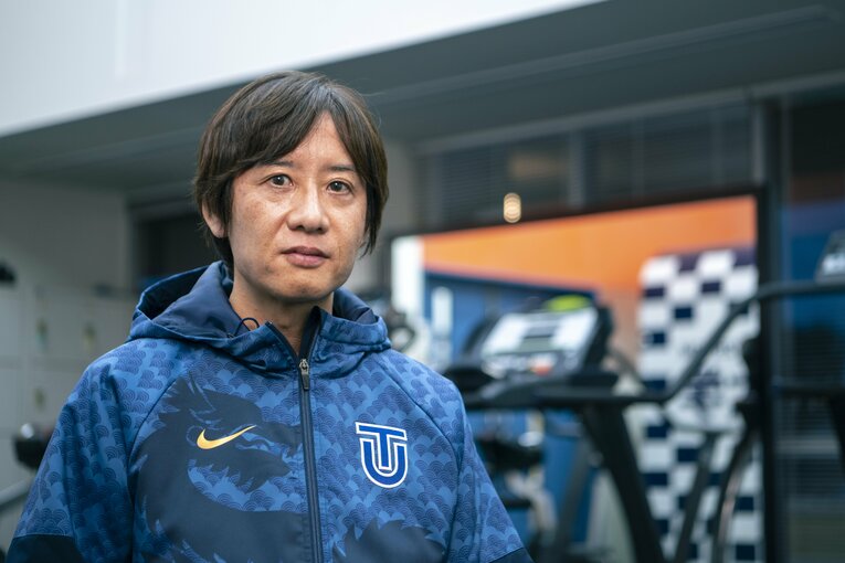 東洋大を率いる酒井監督　©︎Yuki Suenaga