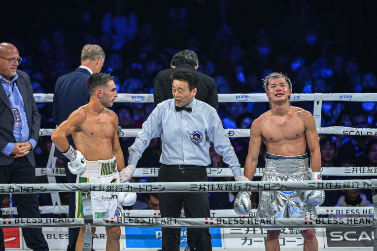 那須川天心vs.ジェーソン・モロニー。2月24日、有明アリーナ　©Takuya Sugiyama