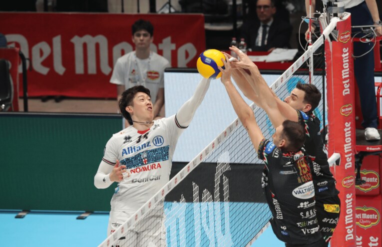 コッパ・イタリア準決勝 ミラノvsペルージャ　©︎Lega Pallavolo Serie A