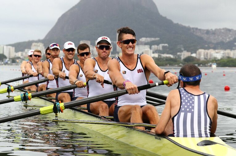 ヘルシンキ大会では大学生と大学出身者（戦前の高等教育機関を含む）を合わせた人数が、出場者の7割を超えていた（写真はリオデジャネイロ大会での様子） ／ photograph by Getty Images