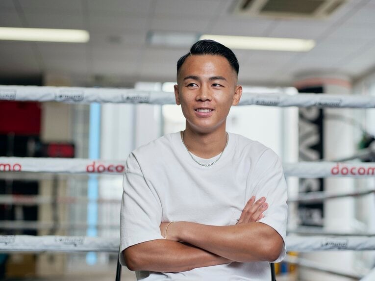 「古川会長には何でもバレてますね」と微笑む武居由樹（2024年） ©Yuki Suenaga