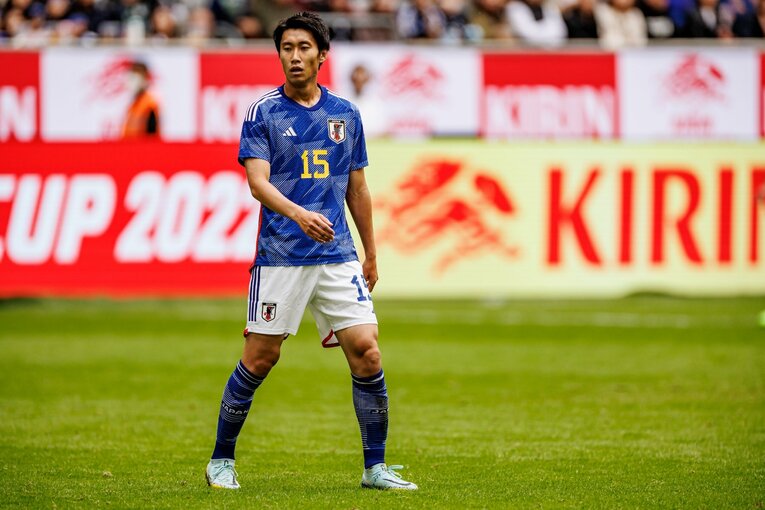 日本代表9月シリーズの鎌田　©Kiichi Matsumoto