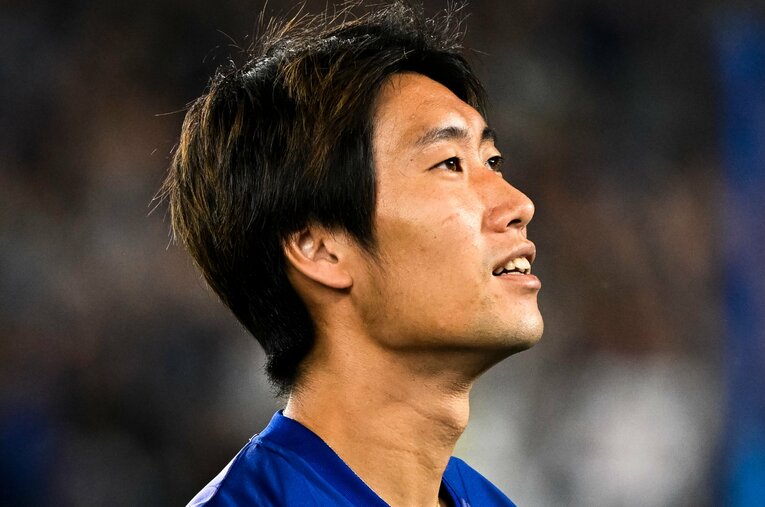 エクアドル戦の鎌田大地。この日の日本代表は南米屈指の堅守国相手にゴールをうばえなかった ／ photograph by Asami Enomoto