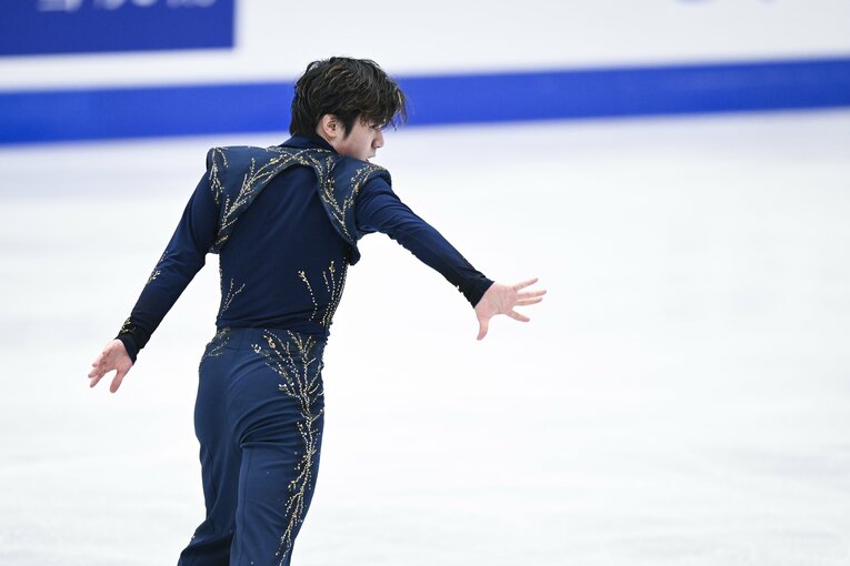 2022年世界選手権で優勝した宇野昌磨　©︎Asami Enomoto