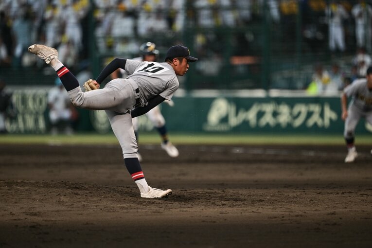 150kmを超える速球とスライダーを中心とした変化球が武器　©️Nanae Suzuki