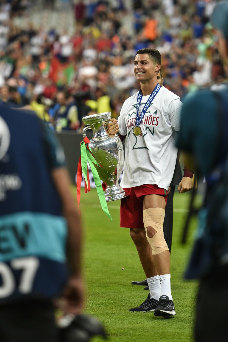 【クリロナ伝説】EURO制覇に“ドヤ顔”　©Takuya Sugiyama